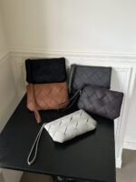 Litchi Woven Clutch Small