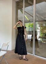 Sleeveless Shirt Dress - Image 6