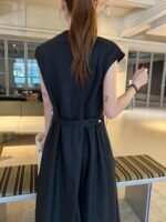Sleeveless Shirt Dress - Image 7