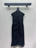 Sleeveless Shirt Dress