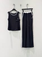 Contrast Knit Set