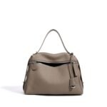 Leather Shoulder Tote - Image 5