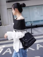 Nylon Leather Messenger - Image 3