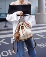 Canvas Drawstring Backpack