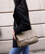 Leather Flap Shoulder Bag - Image 3