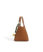 Leather Chic Basket Bag - Image 4