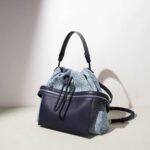Denim Leather Backpack - Image 8