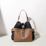 Denim Leather Backpack - Image 4