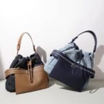 Denim Leather Backpack - Image 3