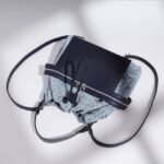 Denim Leather Backpack - Image 5