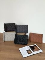 Litchi Woven Clutch Large