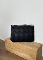 Litchi Woven Clutch Large - Image 5