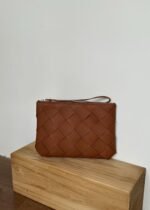 Litchi Woven Clutch Large - Image 7