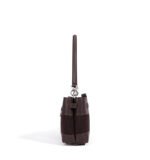Suede Top Handle Bag - Image 3