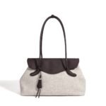 Canvas Leather Tote - Image 4