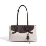 Canvas Leather Tote - Image 3