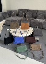 Suede Slouch Bag