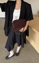 Suede Slouch Bag - Image 9