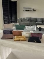 Woven Clasp Clutch