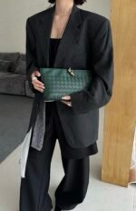 Woven Clasp Clutch - Image 6