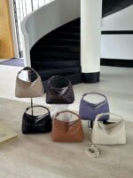 CJJ-6131 Woven Hobo Box Bag - 6 stock colors hero lineup