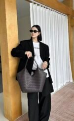 Suede Chain Shoulder Bag - Image 9