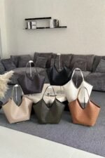 Suede Chain Shoulder Bag
